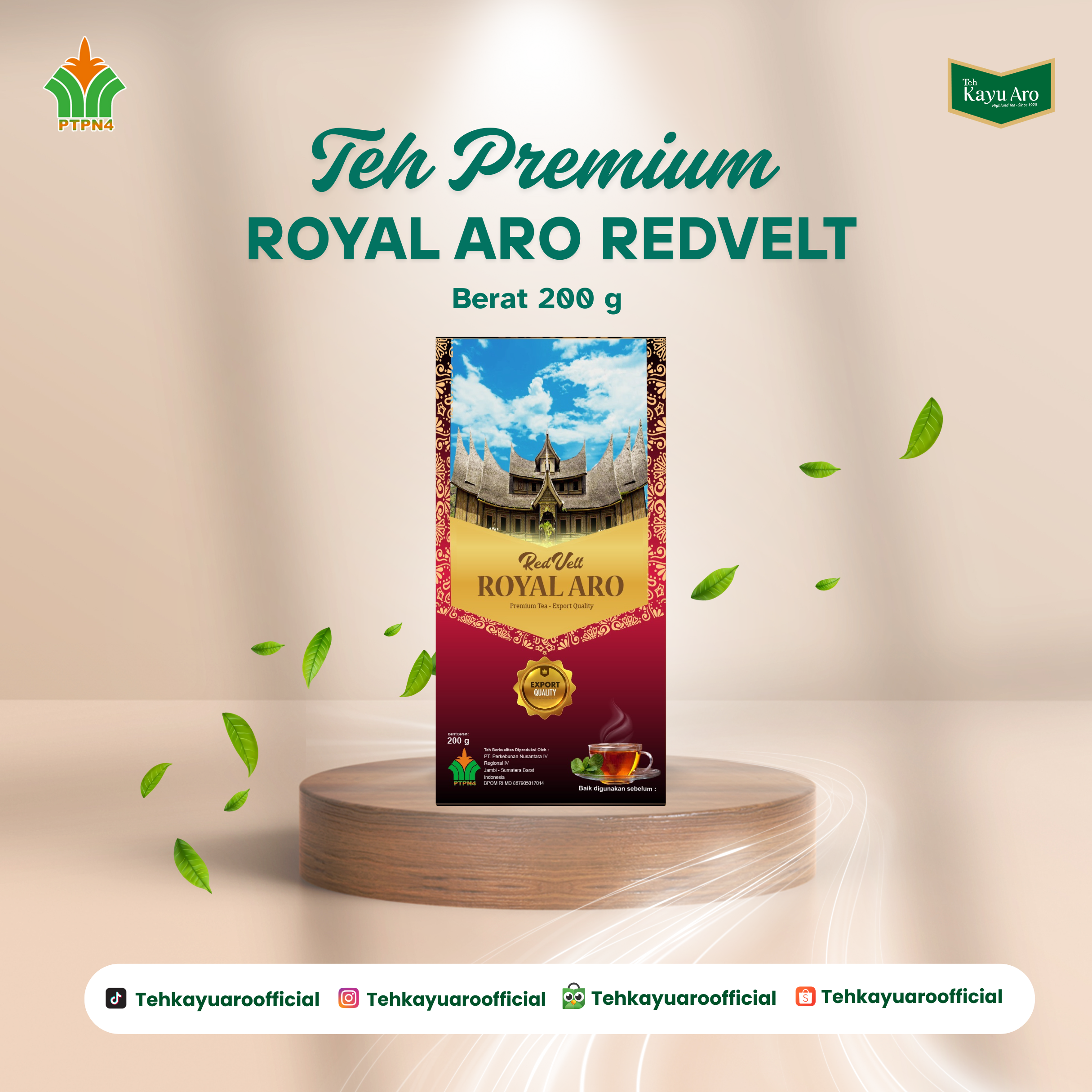 Teh Royal Aro Redvelt 200gr