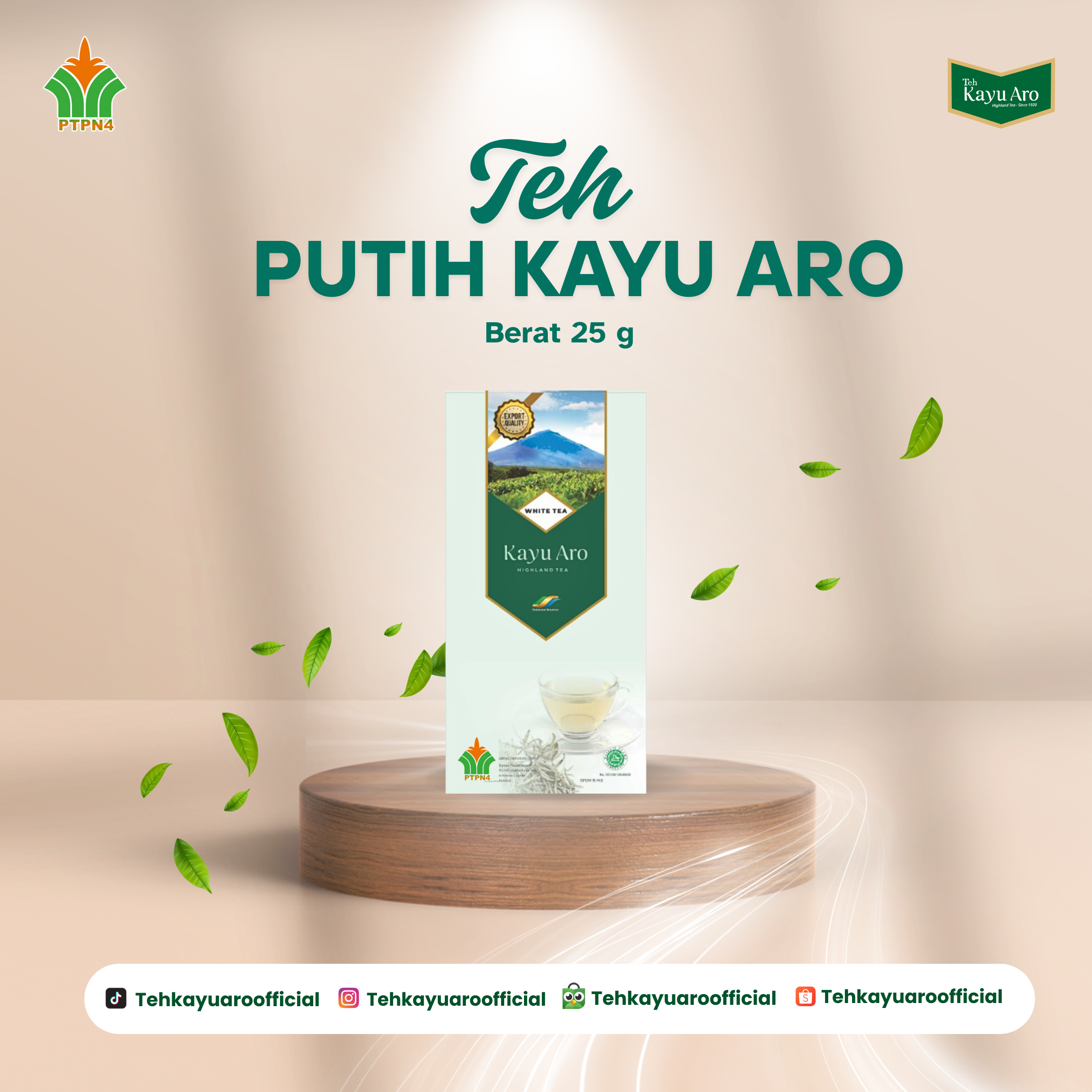 White Tea Kayu Aro 25g